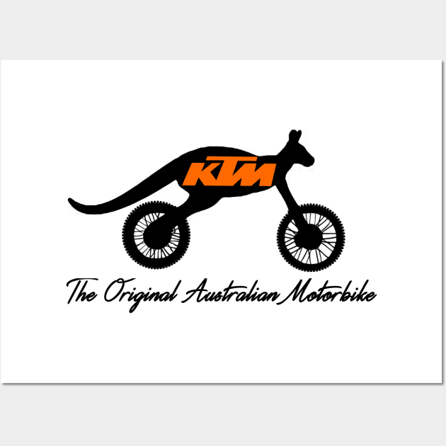 KTM Kangaroo Motorcycle Wall Art by TripleTreeAdv